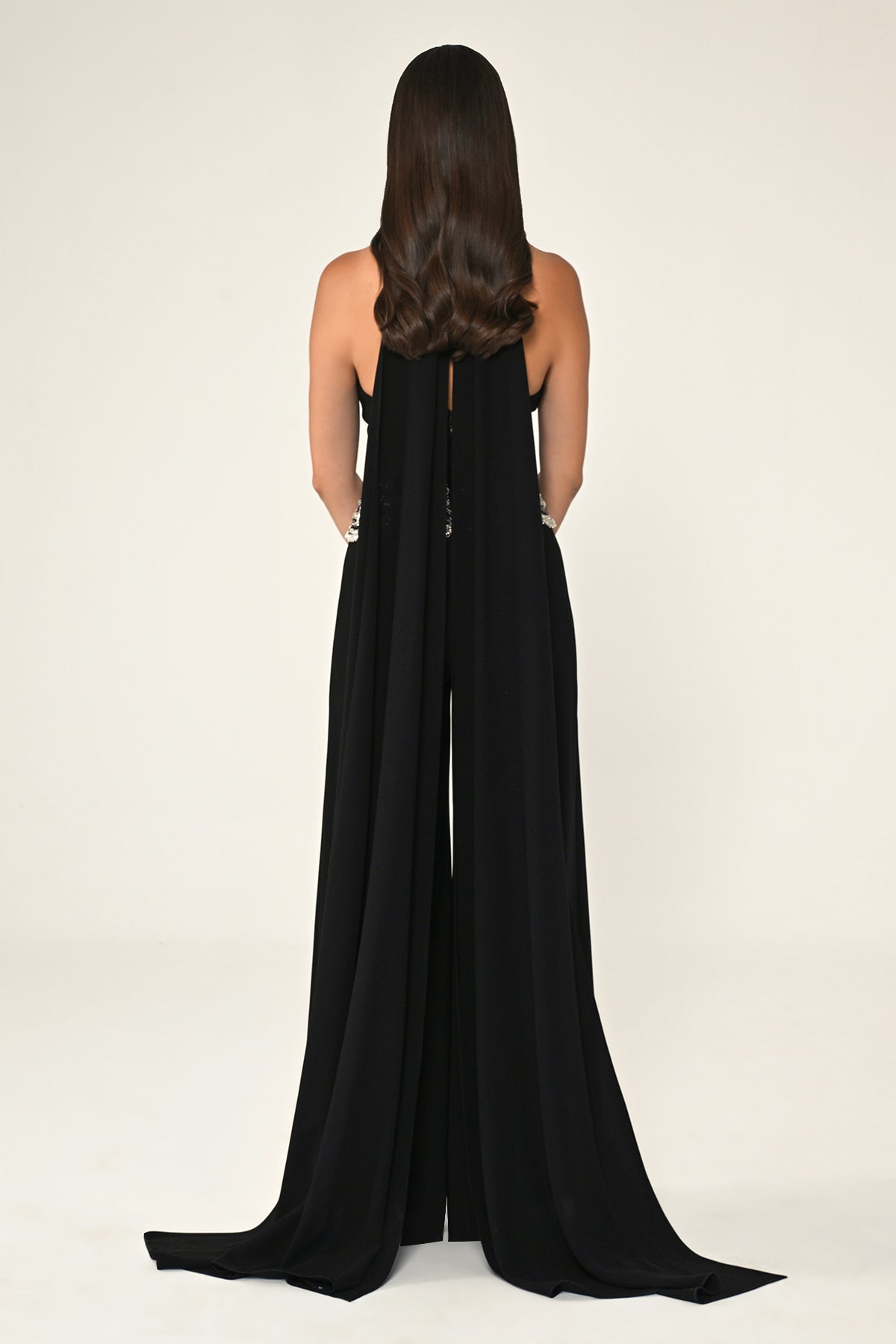 Cross Over Jumpsuit - Black
