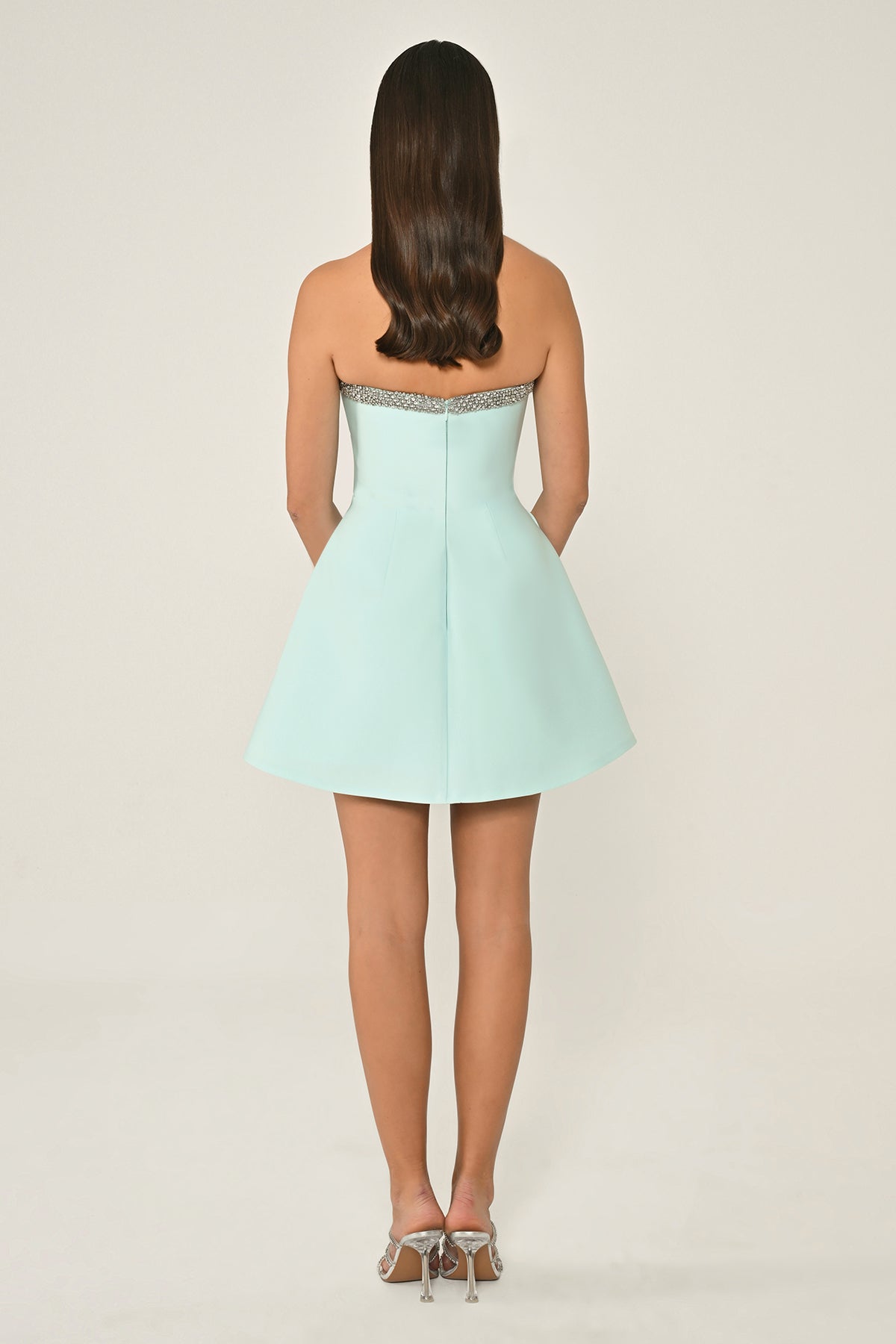 Bow Mini Dress - Mini - Multi color