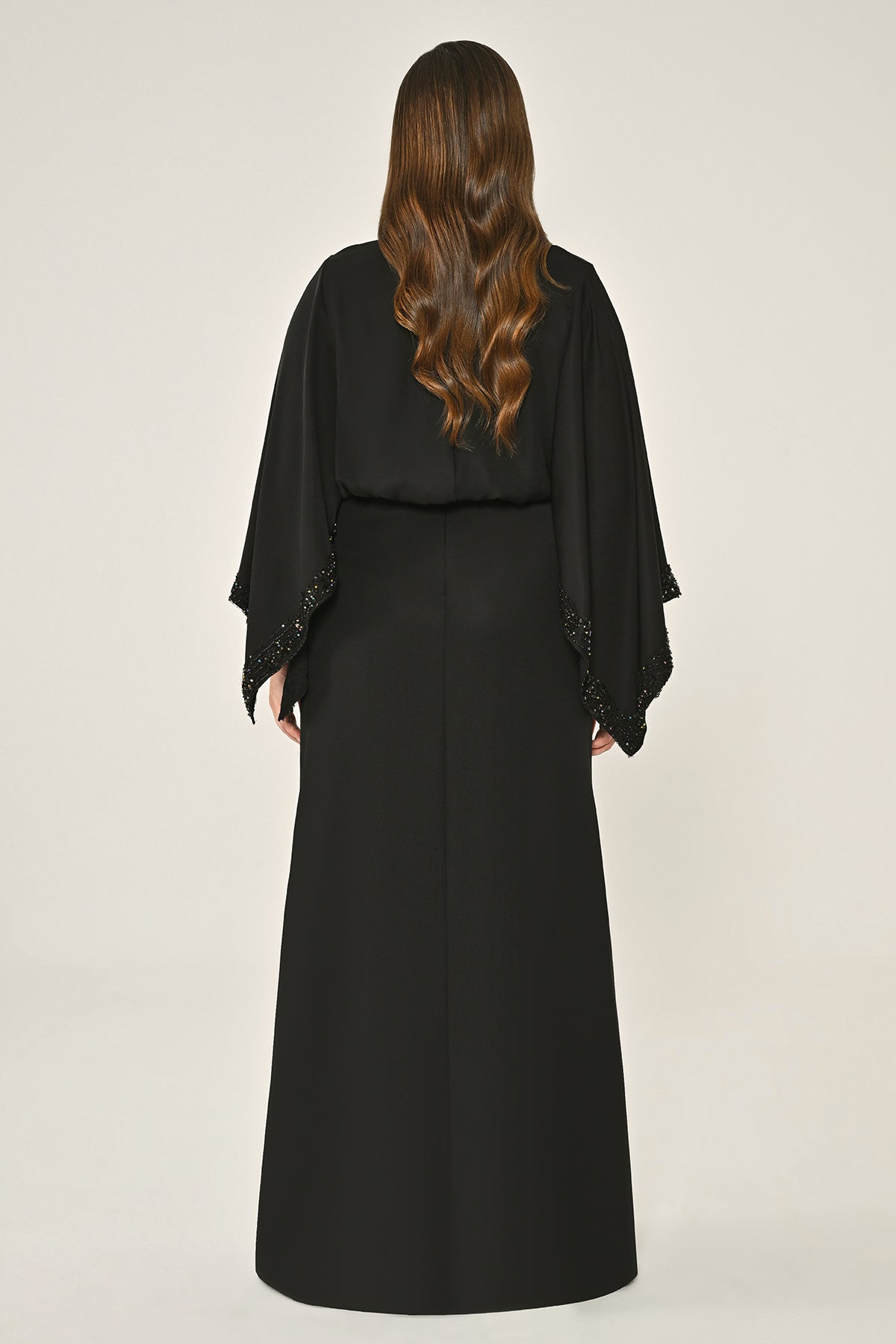 Plus Size - Kimono Dress - Maxi - Multicolor