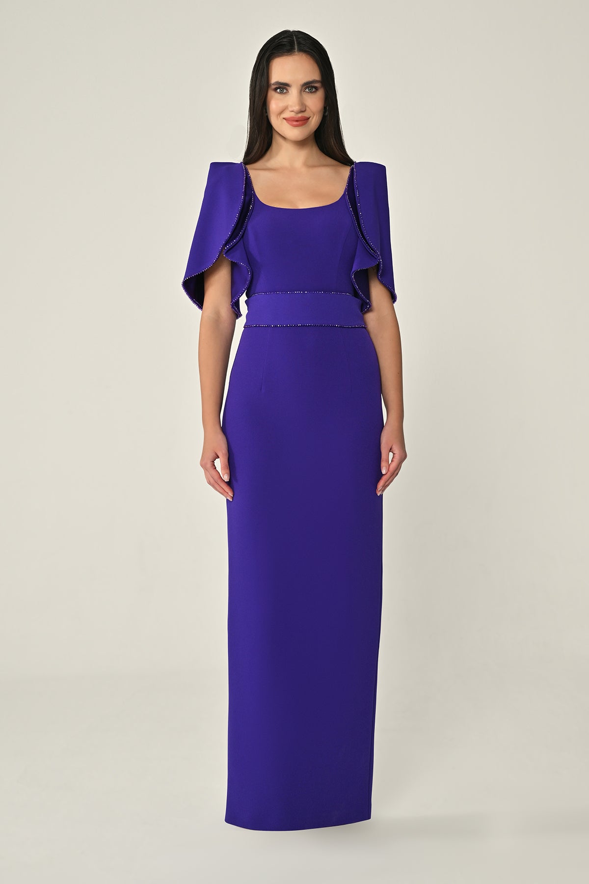Formal Dress - Maxi - Multi Color
