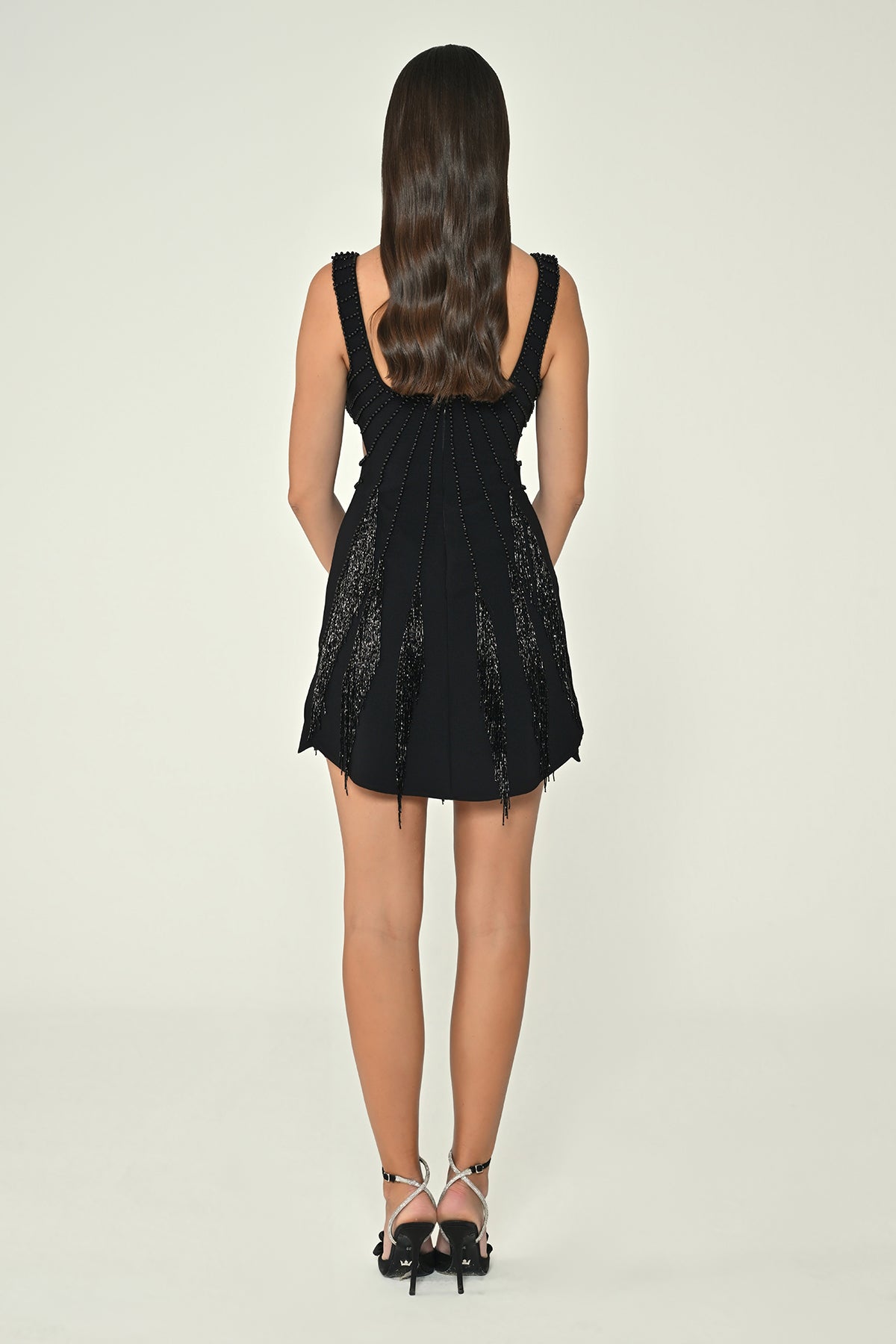 Fringe Dress - Mini - Black