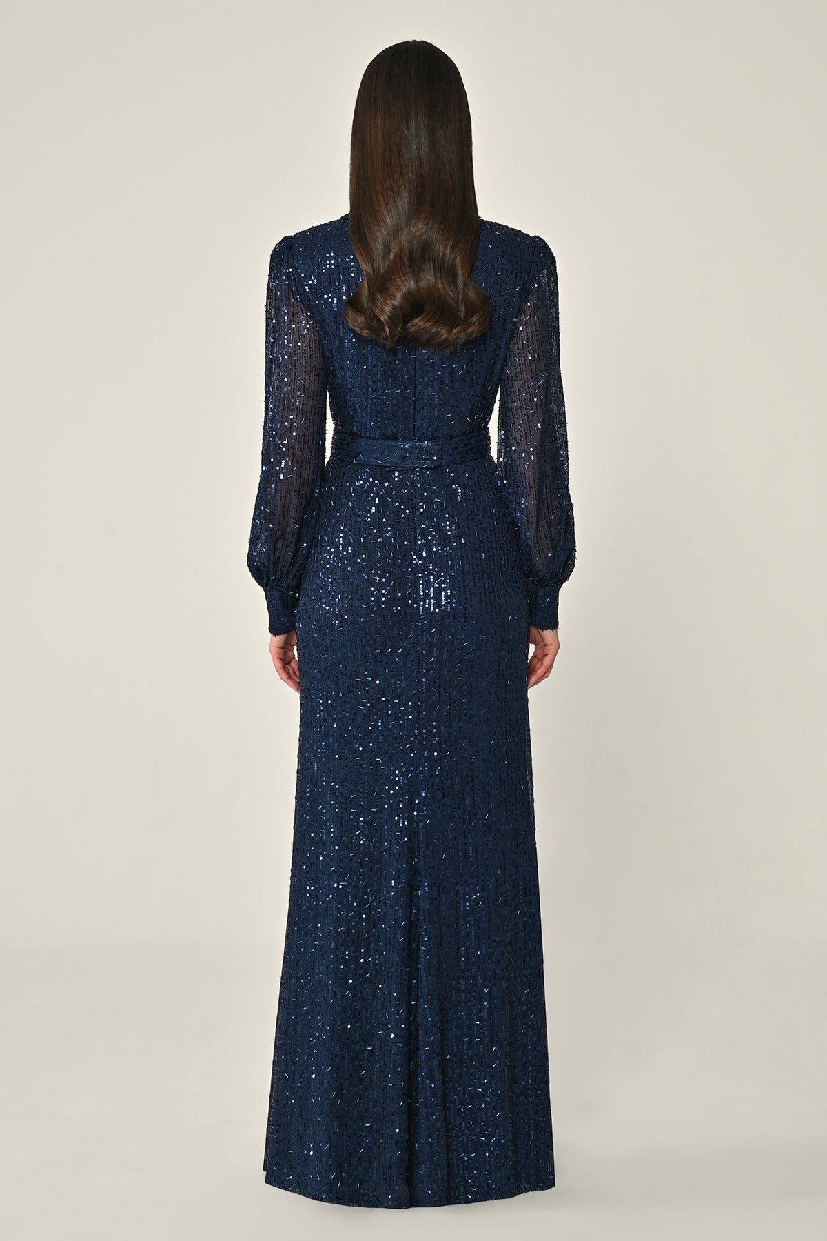 Mirage Collar Dress - Maxi - Multi Color