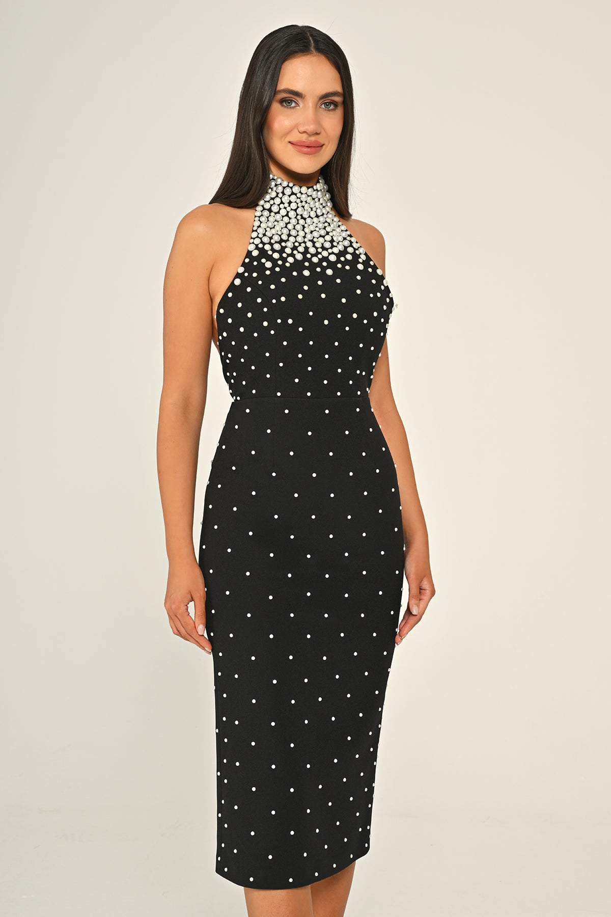 Pearla Dress - Plus Size - Midi -Multi Color