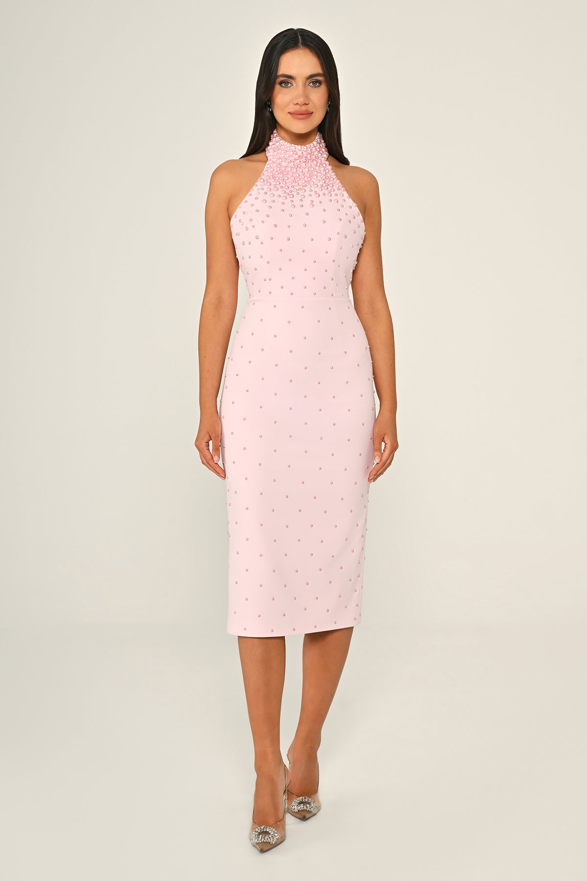 Pearla Dress - Plus Size - Midi -Multi Color