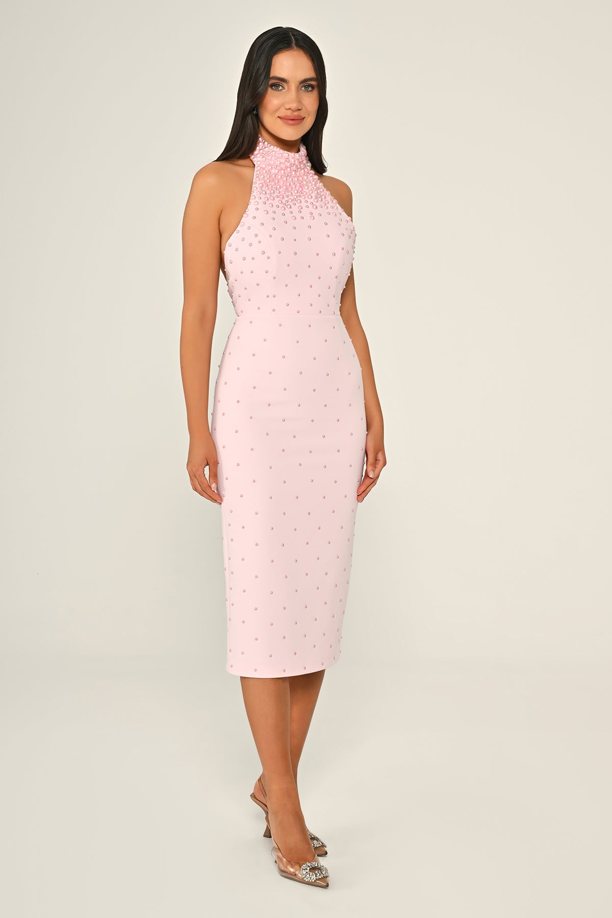 Pearla Dress - Plus Size - Midi -Multi Color