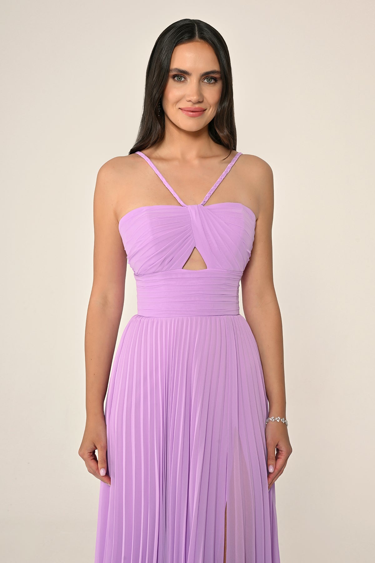 Pleata Dress - Maxi - Multicolor
