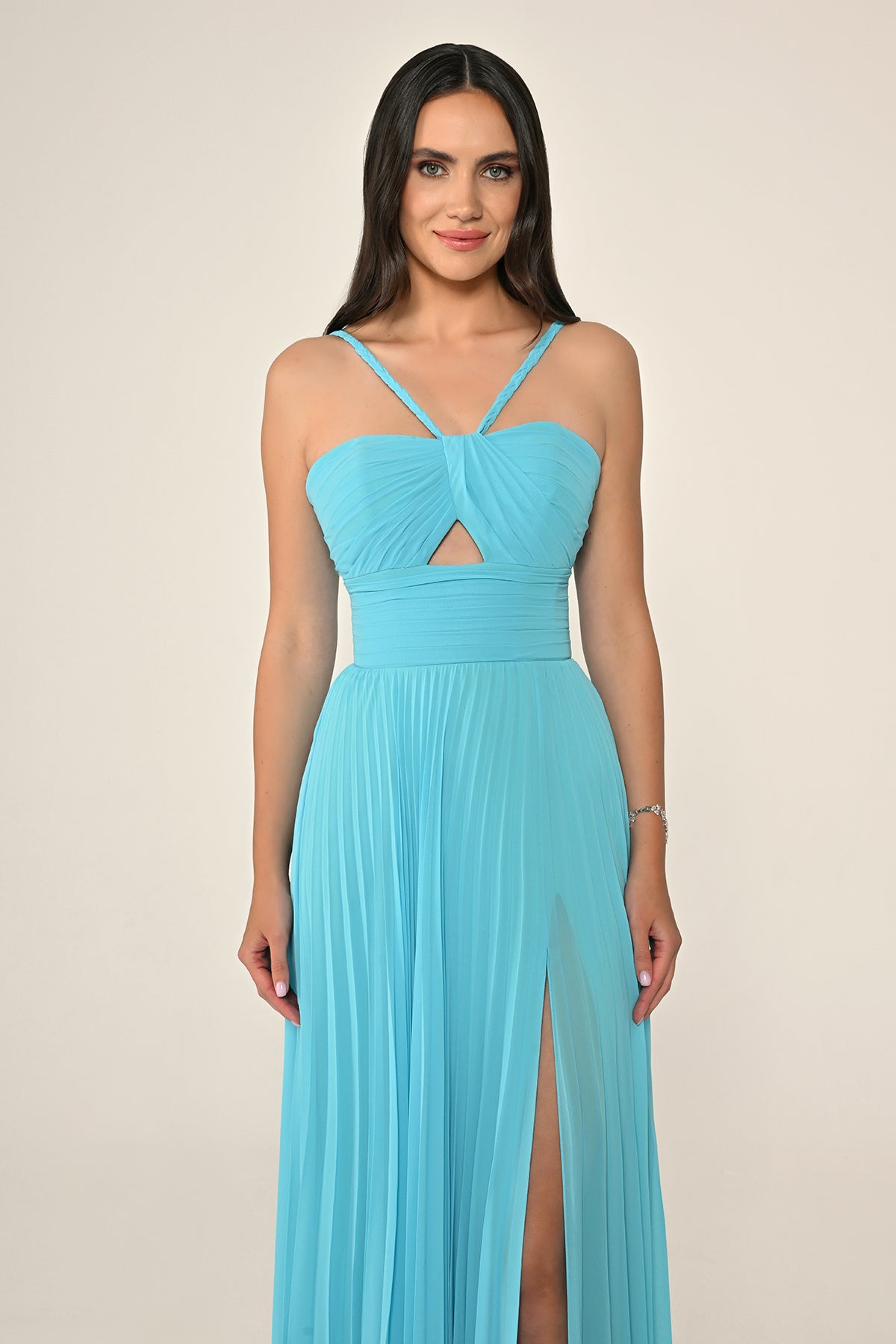 Pleata Dress - Maxi - Multicolor