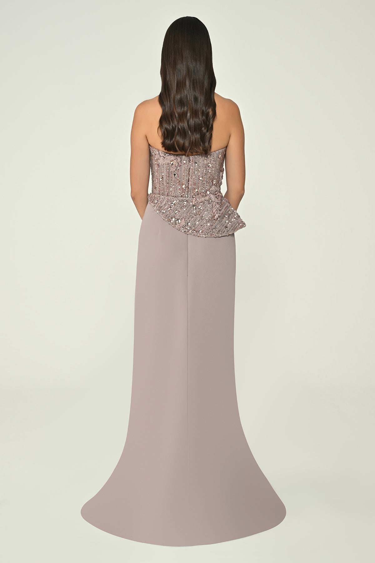 Plus Size - Shimmer Dress  - Maxi - Multcolor