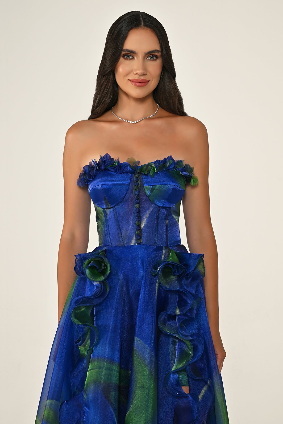 Marquis Dress - Maxi - Patterned Multicolor