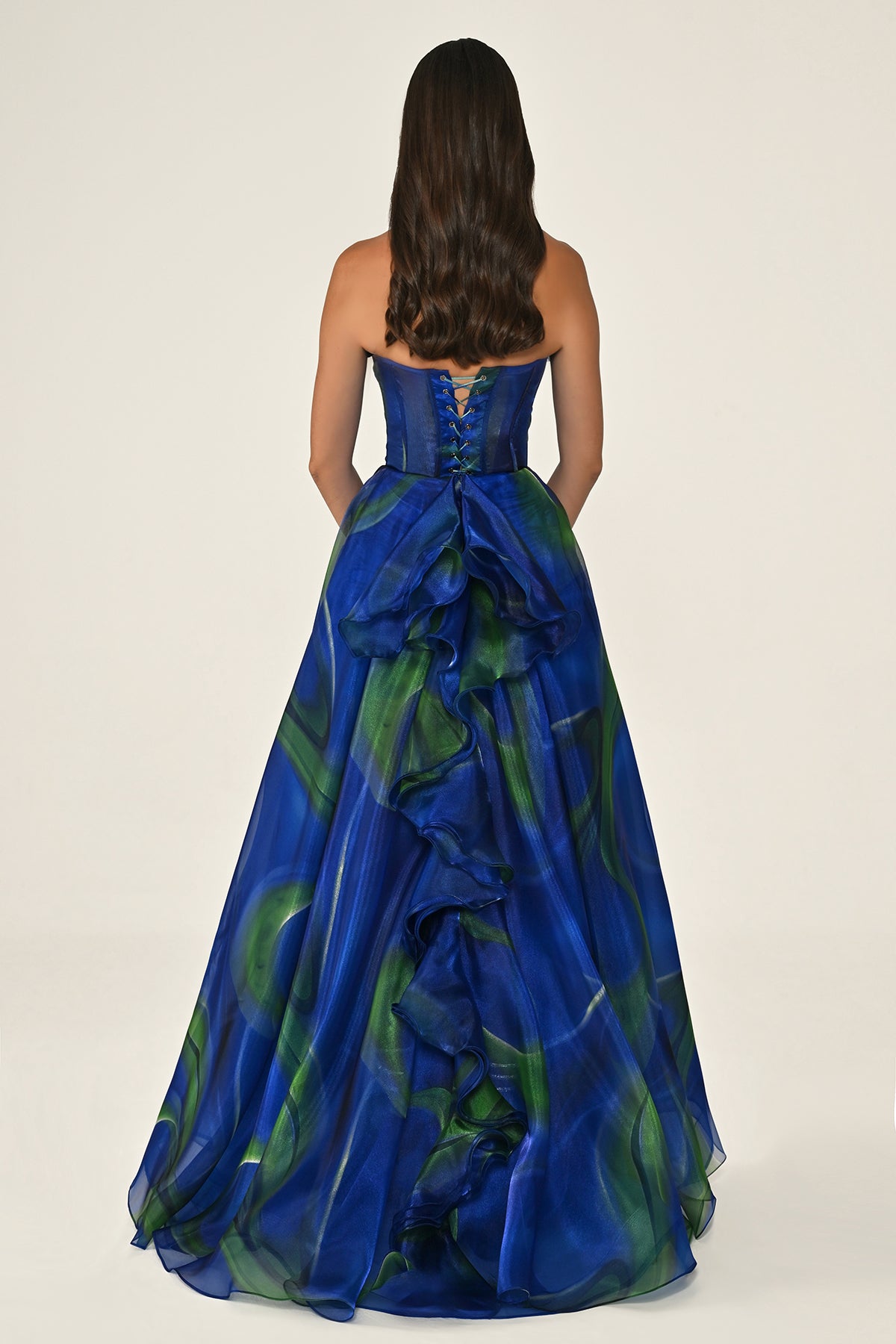 Marquis Dress - Maxi - Patterned Multicolor