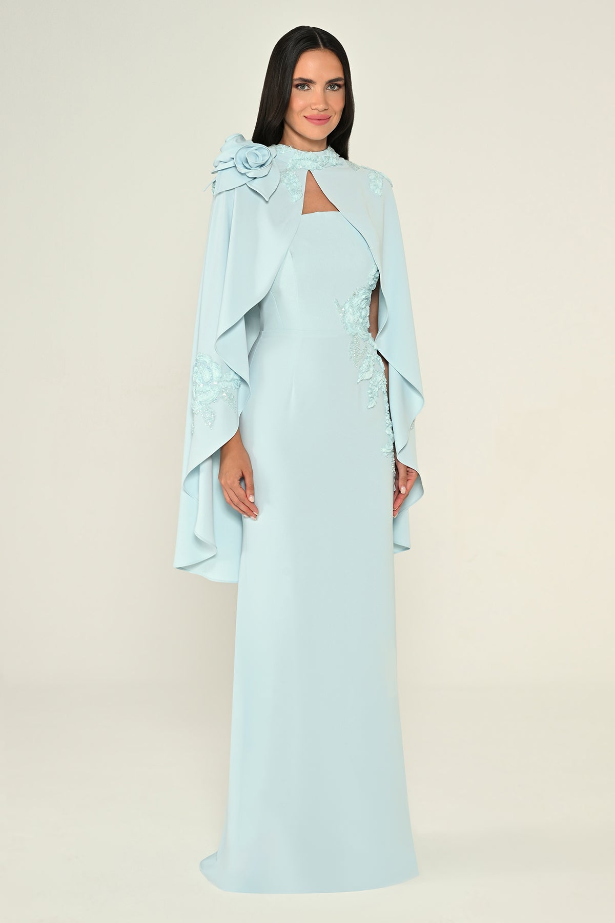 Rosalie Cape Dress - Maxi - Multicolor