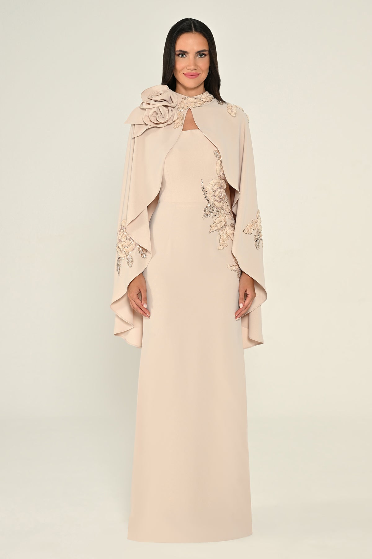 Rosalie Cape Dress - Maxi - Multicolor