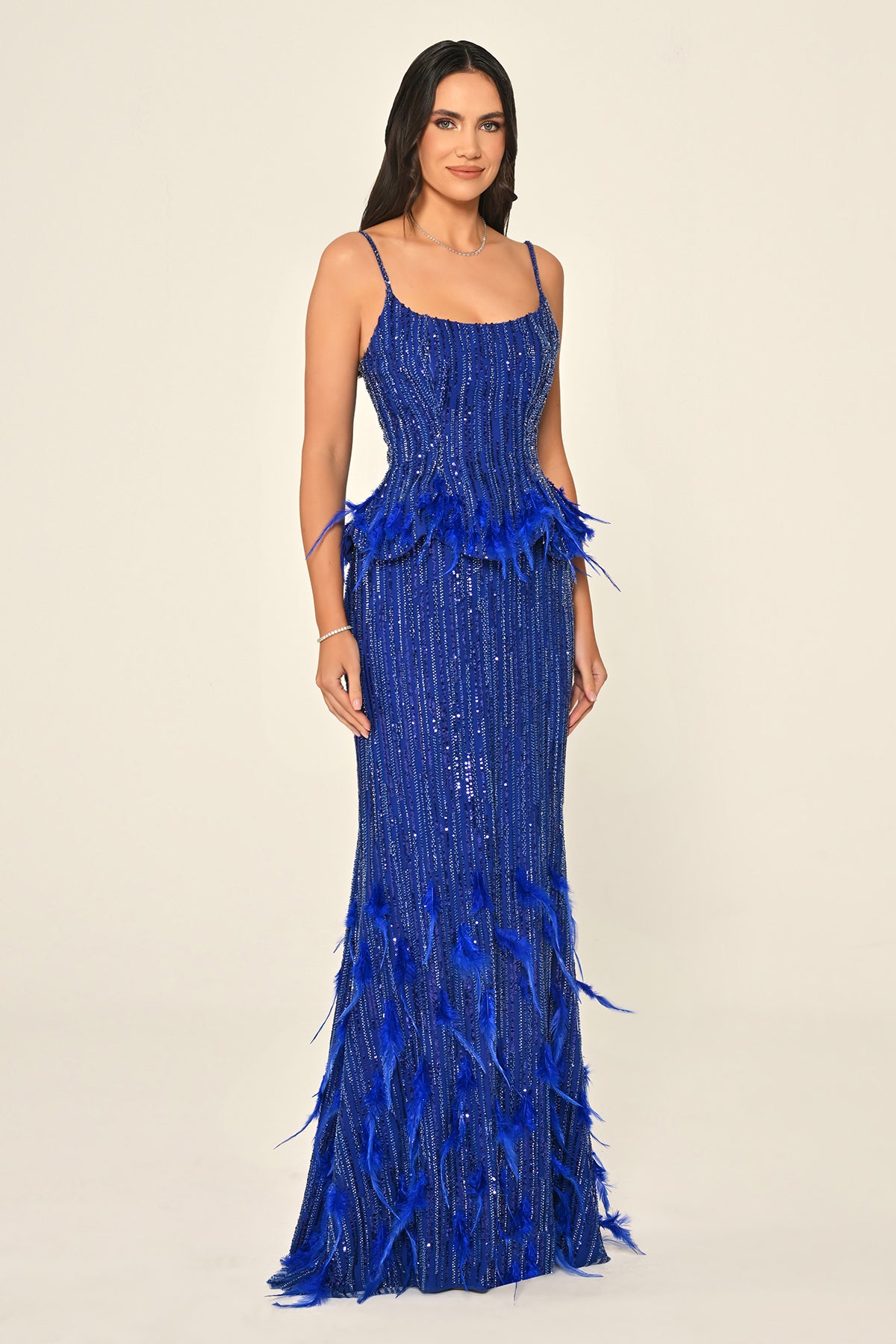 MOU & YE Luxury Formal Maxi Dress