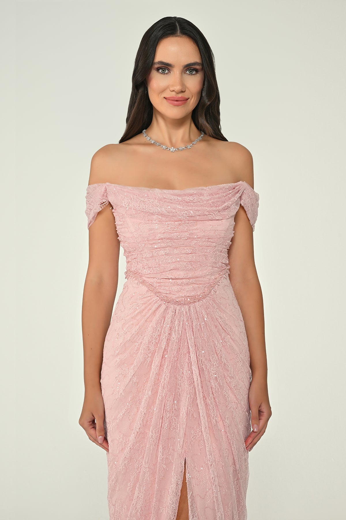 Serenade Lace Dress - Maxi - Multicolor