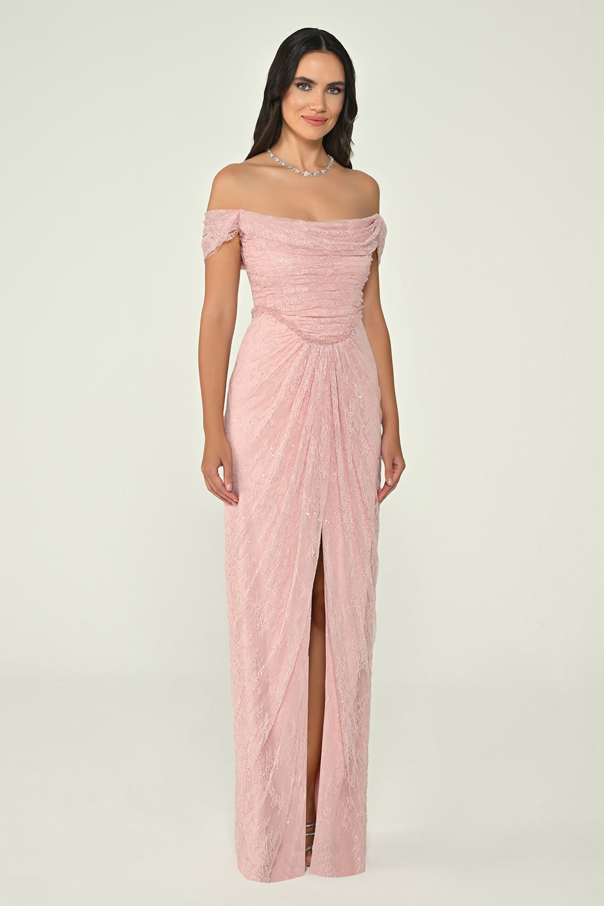 Serenade Lace Dress - Maxi - Multicolor