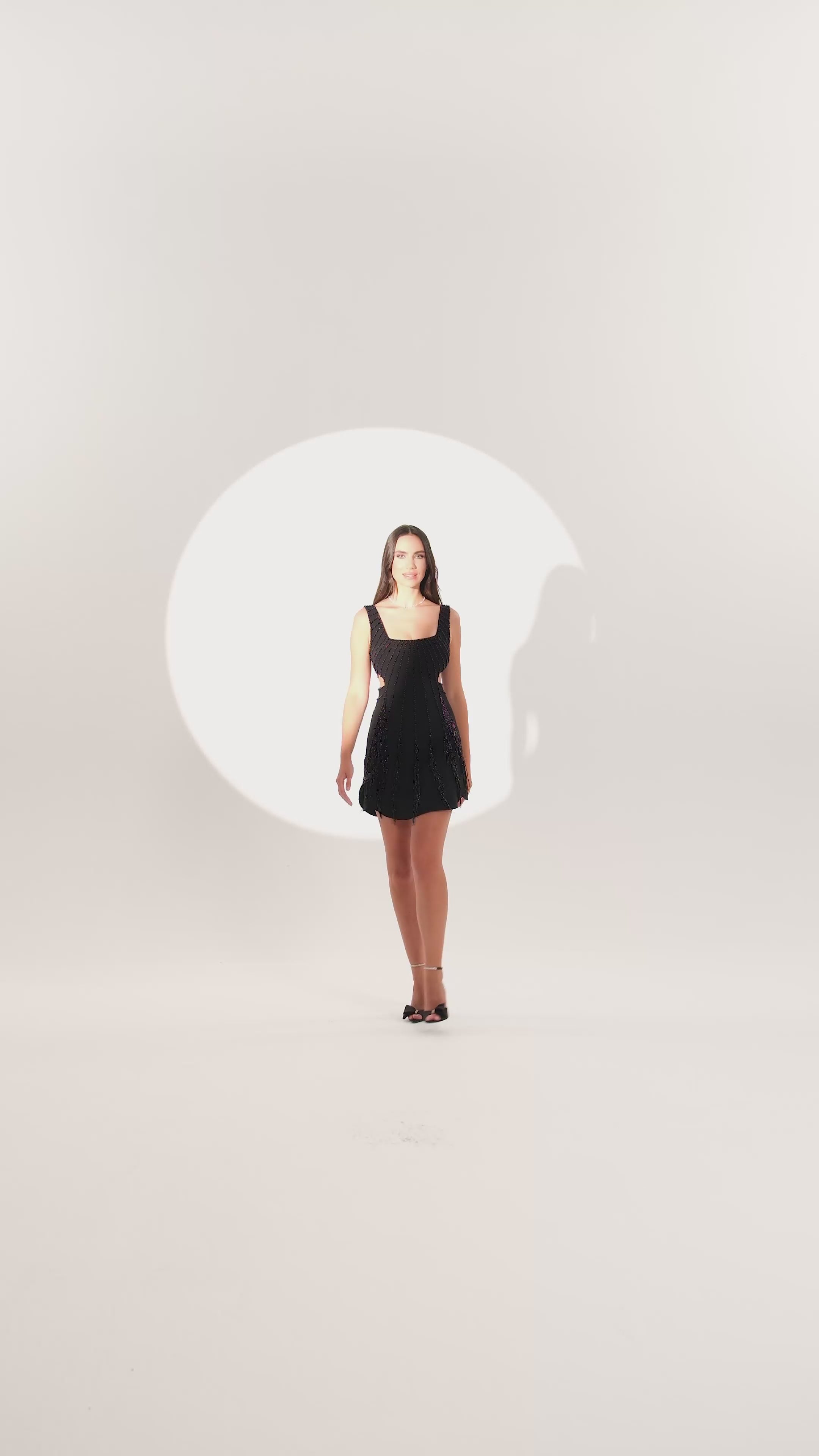Fringe Dress - Mini - Black