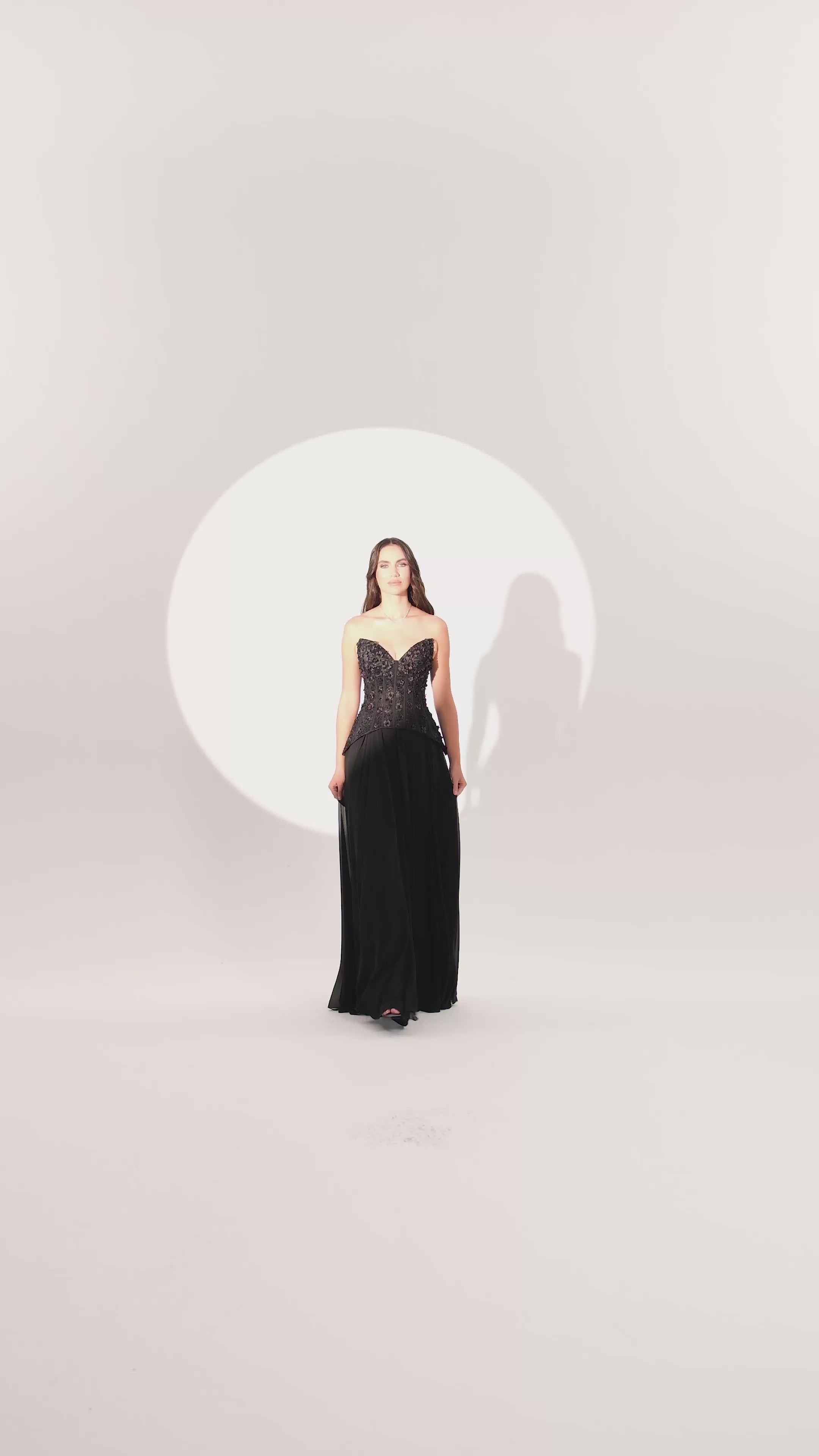 Gardenia Luxe Dress - Maxi - Black