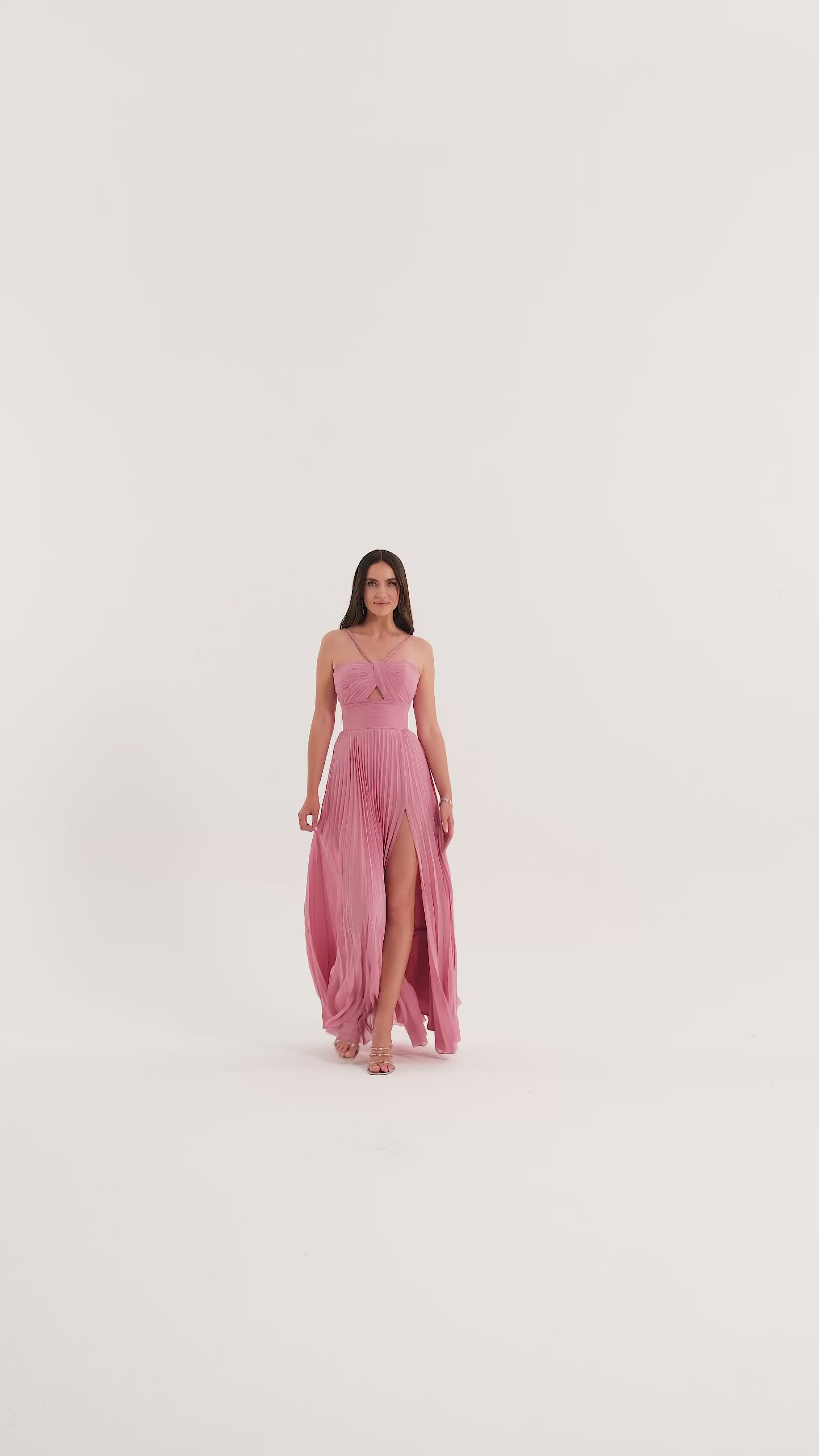 Pleata Dress - Maxi - Multicolor