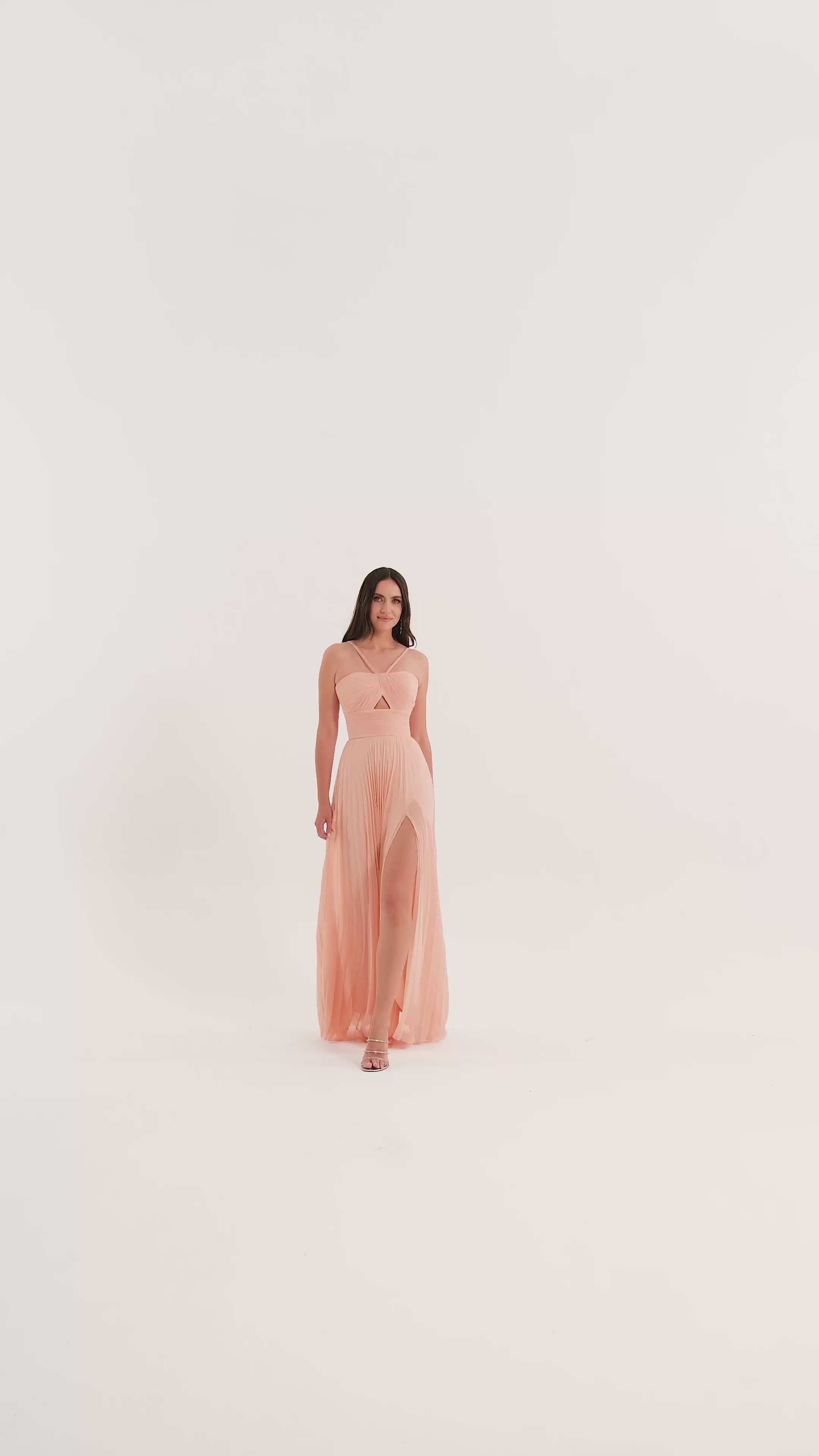 Pleata Dress - Maxi - Multicolor
