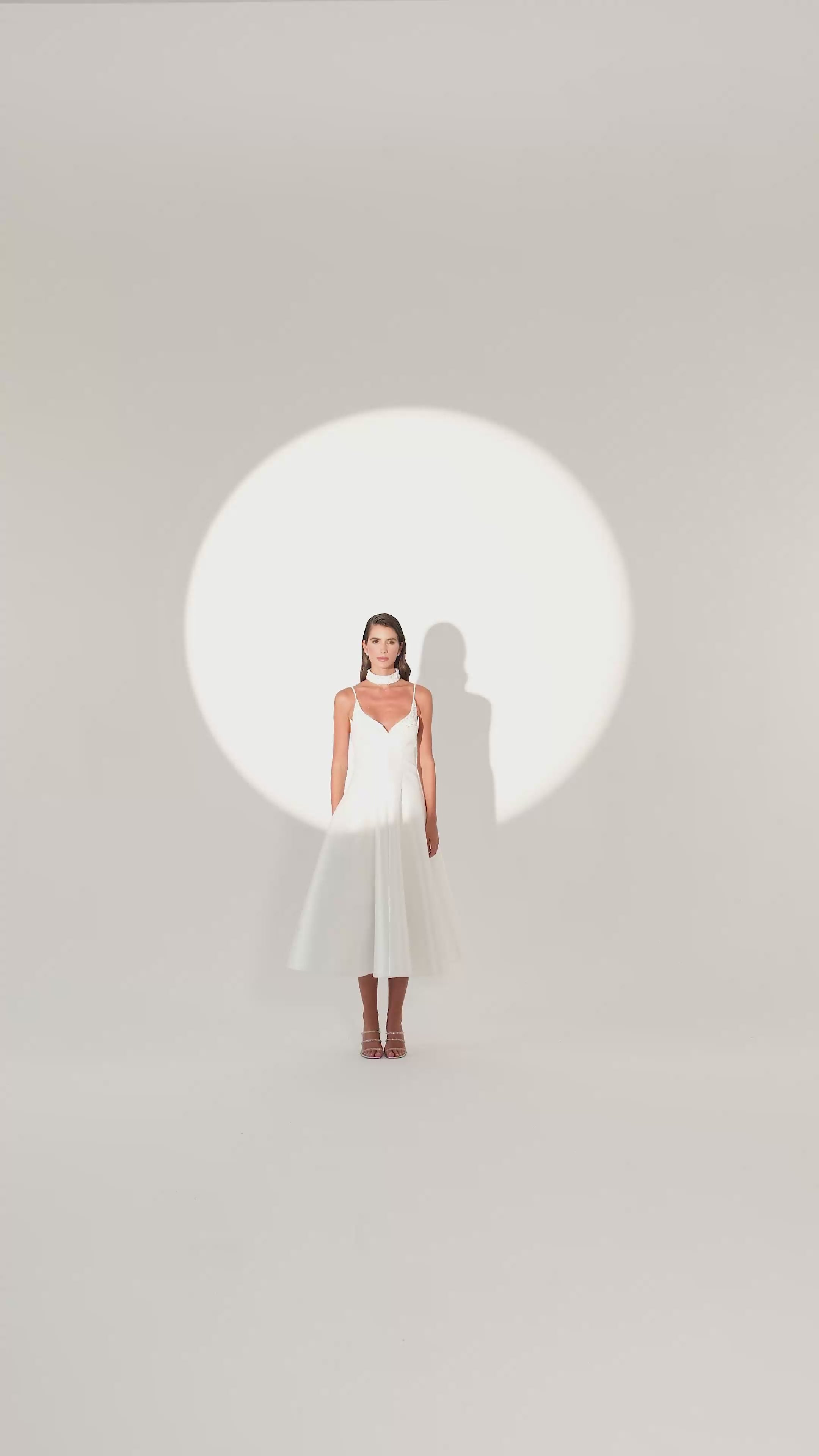 Camille Dress - Midi - Black & White