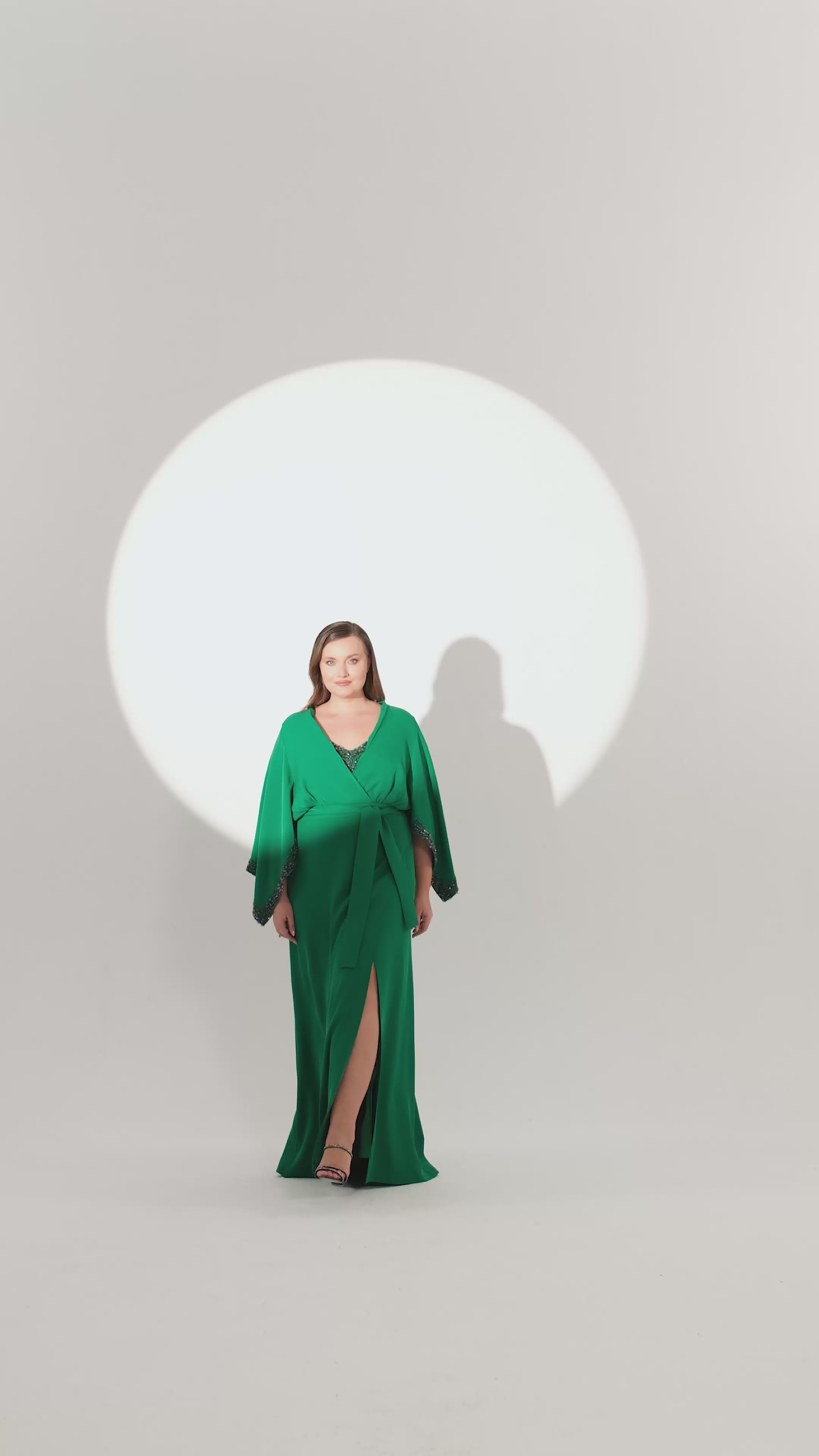 Plus Size - Kimono Dress - Maxi - Multicolor