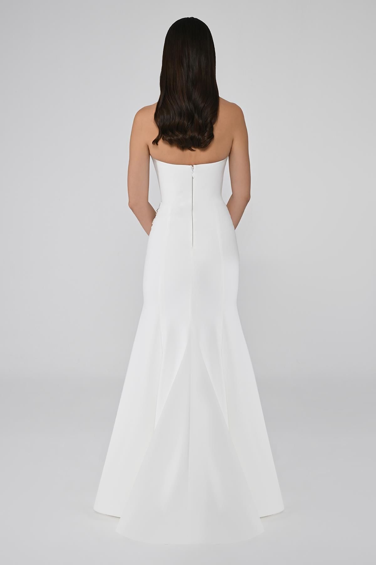 Strapless Sweetheart Maxi Dress - Multicolor