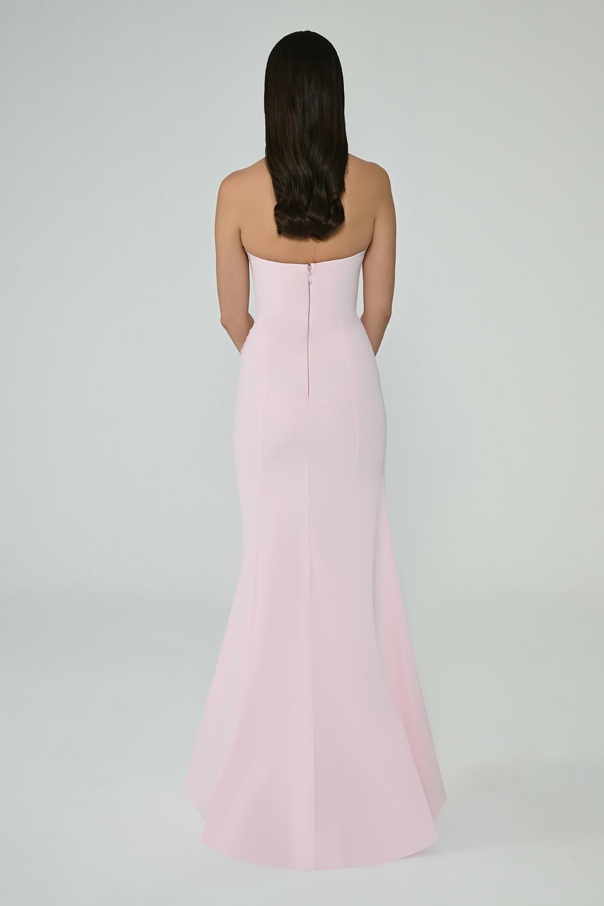 Strapless Sweetheart Maxi Dress - Multicolor
