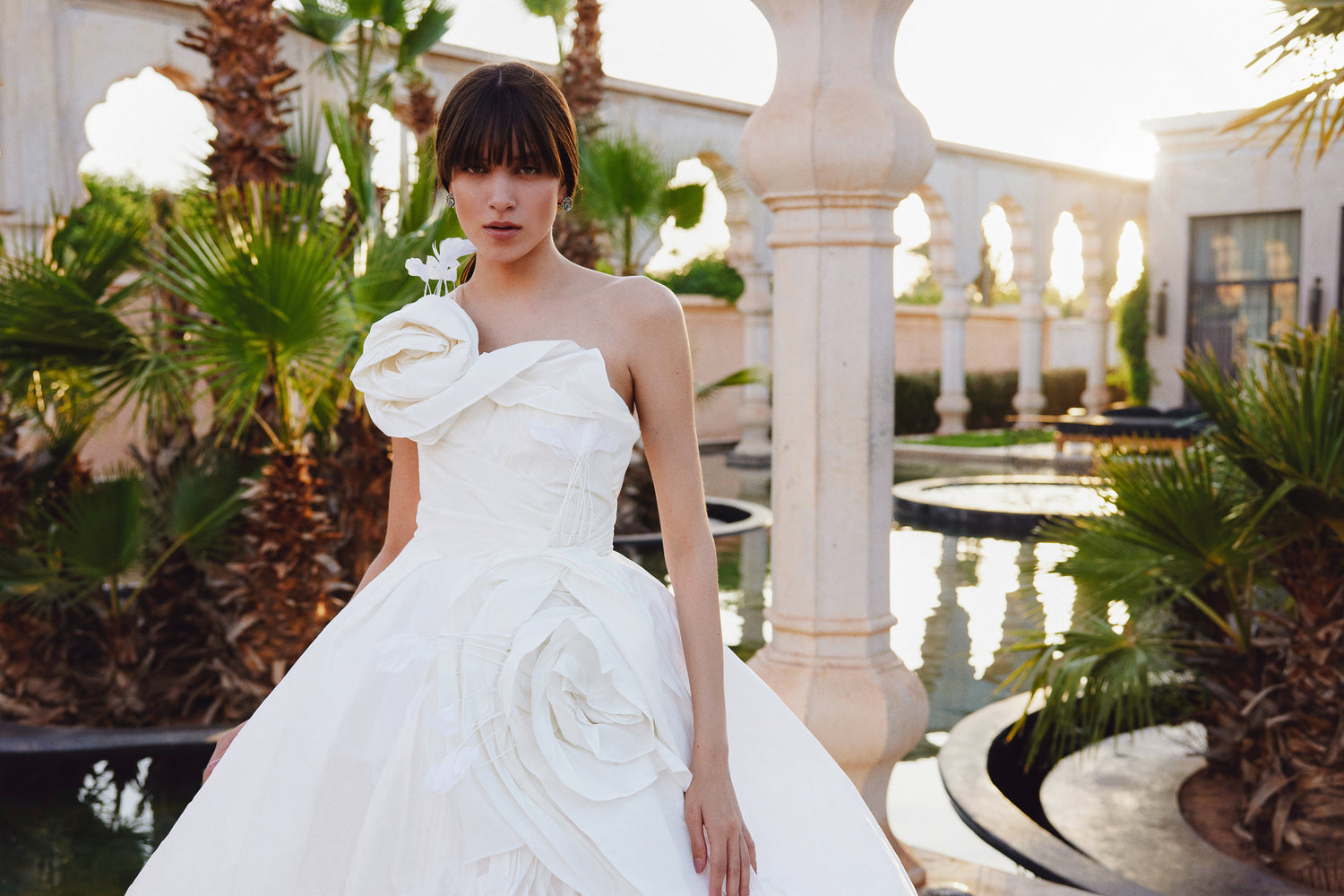 white wedding Dress - Mouandye