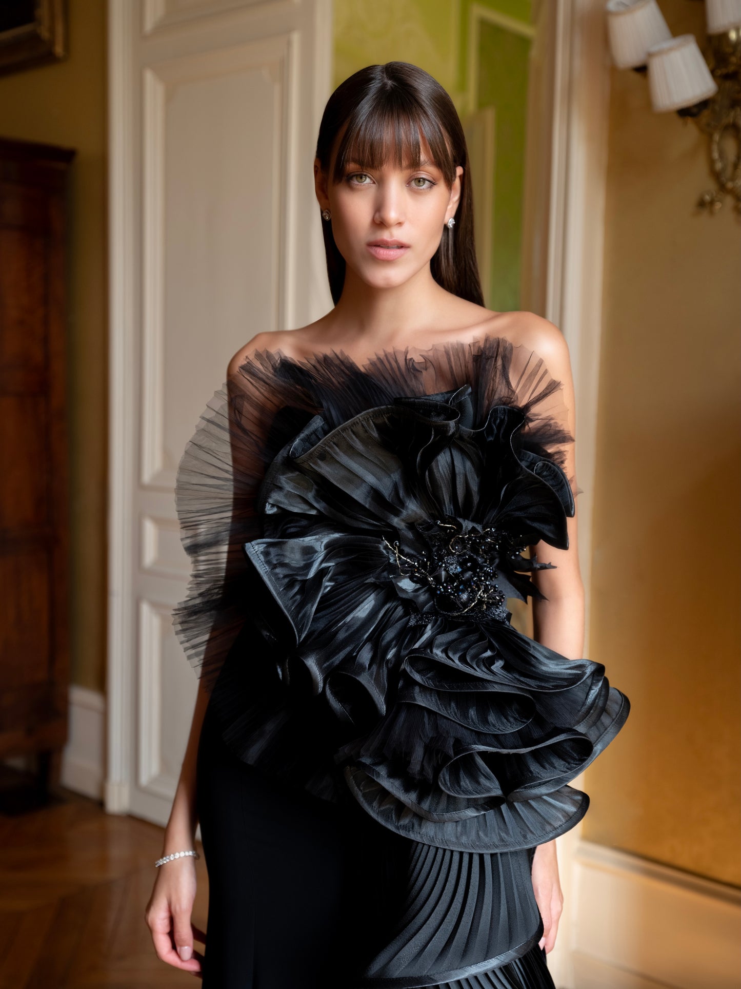 Jumbo Flowers - Maxi - Black