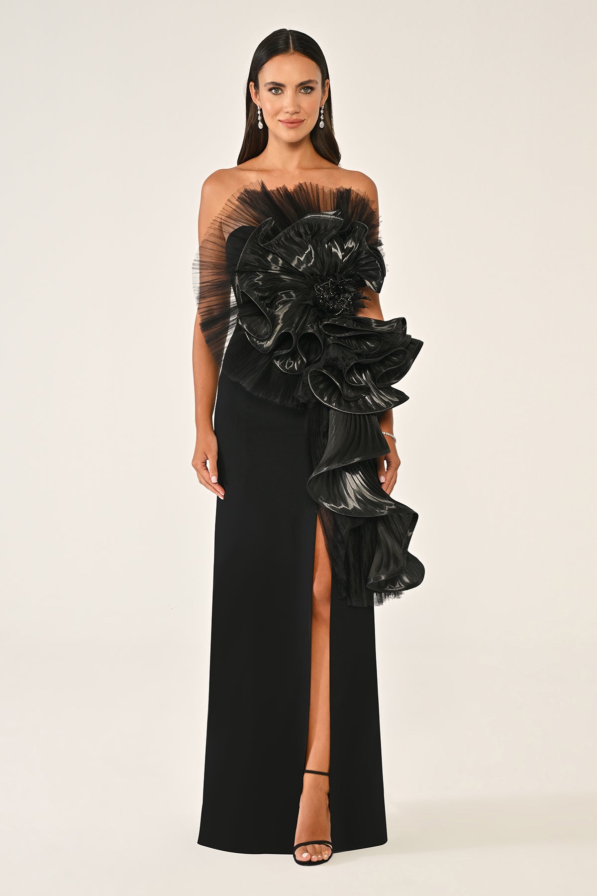 Jumbo Flowers - Maxi - Black