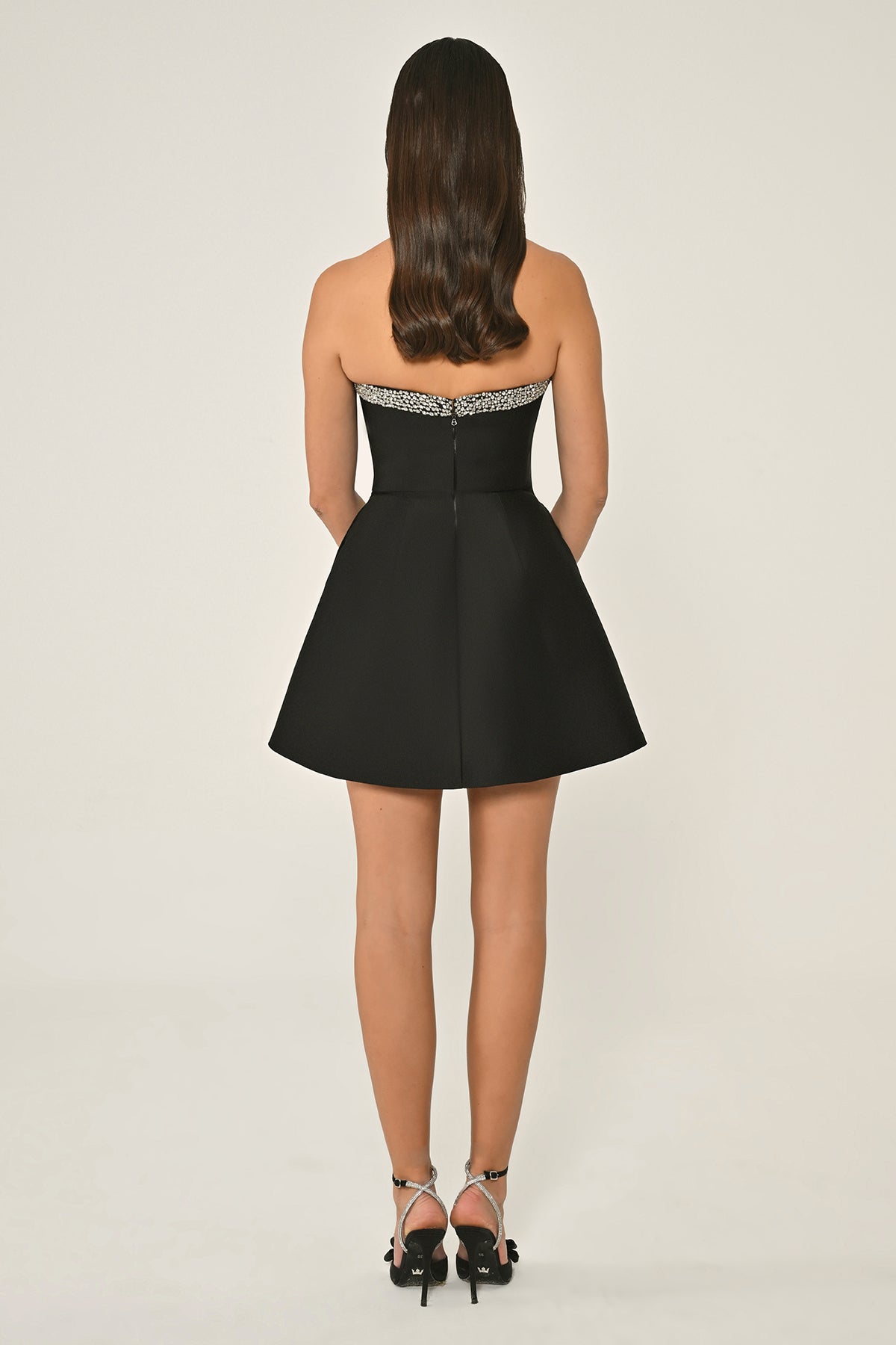 Bow Mini Dress - Mini - Multi color