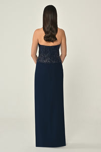 Nina Dress - Maxi - Navy Blue