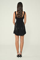 Fringe Dress - Mini - Black