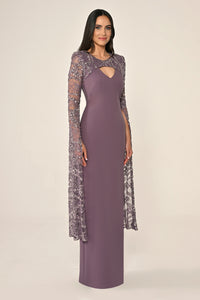 Plus Size - Sequin Sleeve Dress - Maxi - Multi Color