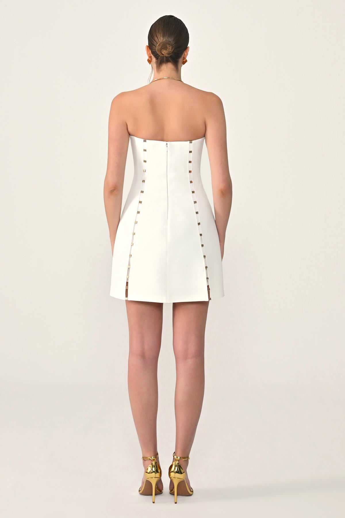 Aveline Dress - Mini - B & W