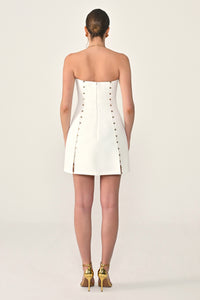 Aveline Dress - Mini - B & W
