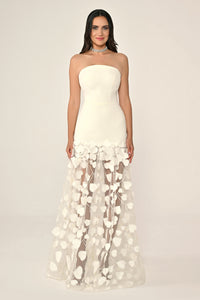 Luna Hearted Dress - Maxi - Multicolor