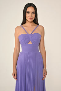 Pleata Dress - Maxi - Multicolor