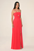Pleata Dress - Maxi - Multicolor