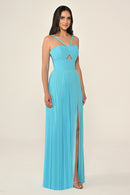 Pleata Dress - Maxi - Multicolor