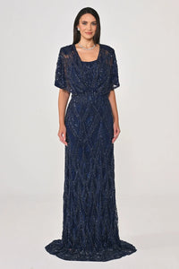 Plus Size - Marielle Dress - Maxi - Multicolor