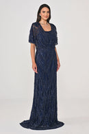 Plus Size - Marielle Dress - Maxi - Multicolor