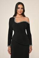 Plus Size Joelle Dress - Midi - Black
