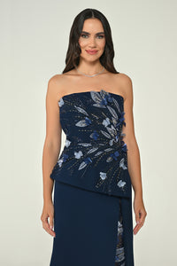 Plus Size - Shimmer Dress  - Maxi - Multcolor