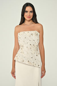 Plus Size - Shimmer Dress  - Maxi - Multcolor