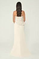 Plus Size - Shimmer Dress  - Maxi - Multcolor