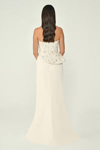 Plus Size - Shimmer Dress  - Maxi - Multcolor
