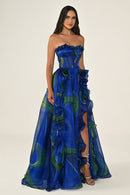 Marquis Dress - Maxi - Patterned Multicolor