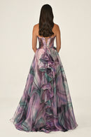 Marquis Dress - Maxi - Patterned Multicolor
