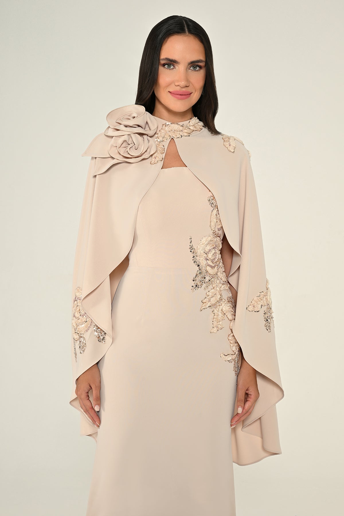 Rosalie Cape Dress - Maxi - Multicolor